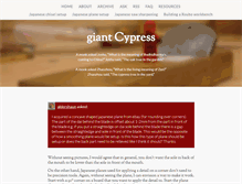 Tablet Screenshot of giantcypress.net